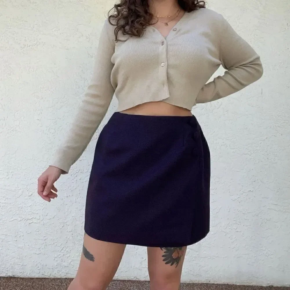 ✨ 90s Micro Plaid Mini Skirt ✨